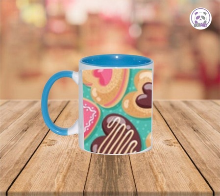 Mugs Blancos Color Interior