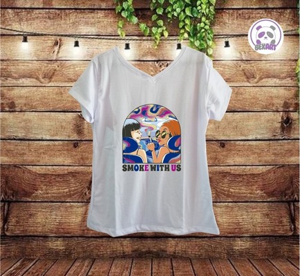 Camiseta Algodón Niñas y Damas