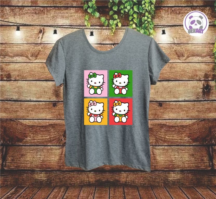 Camiseta Algodón Niñas y Damas